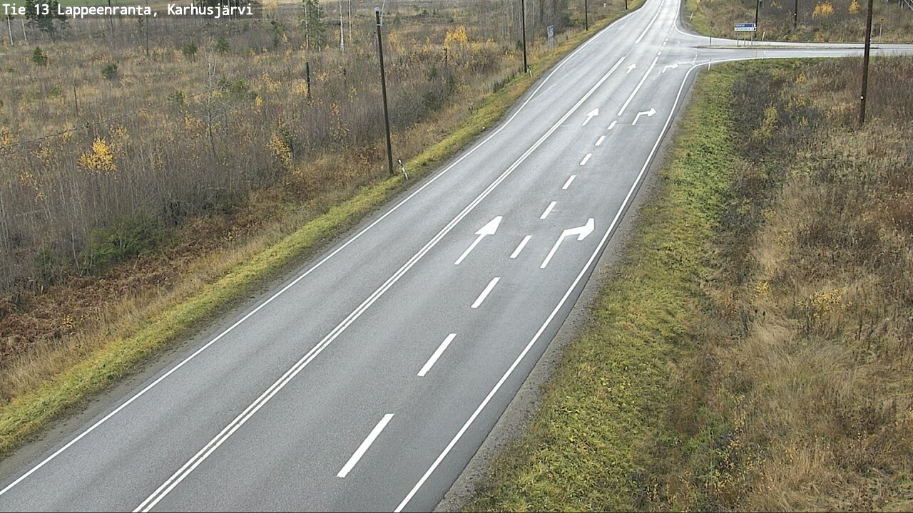 Kelikamerat Kuva Tie 13 Karhusjärvi, Lappeenranta, Etelä-Karjala