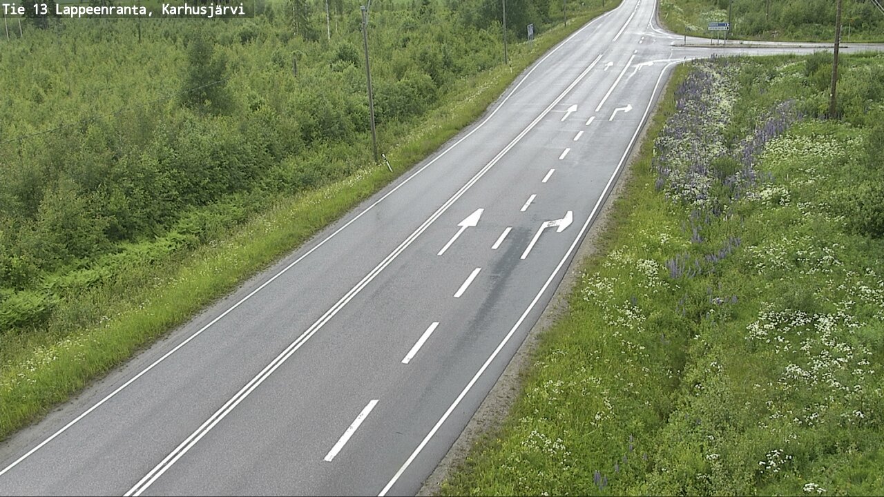 Kelikamerat Kuva Tie 13 Karhusjärvi, Lappeenranta, Etelä-Karjala