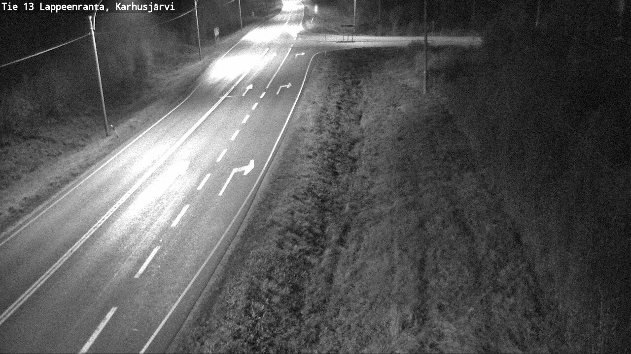 Weather Camera Image Road 13 Karhusjärvi, Lappeenranta, Etelä-Karjala