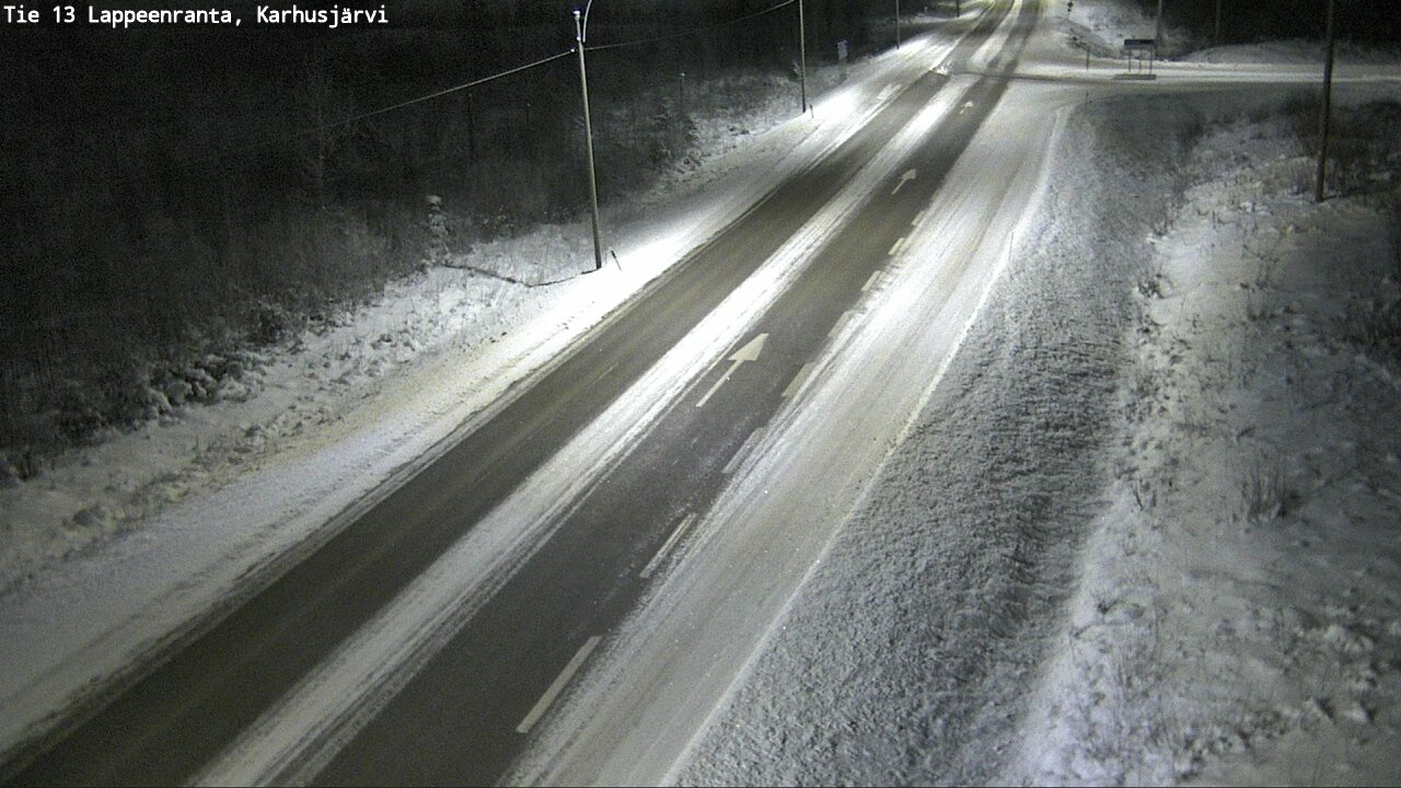 Weather Camera Image Road 13 Karhusjärvi, Lappeenranta, Etelä-Karjala