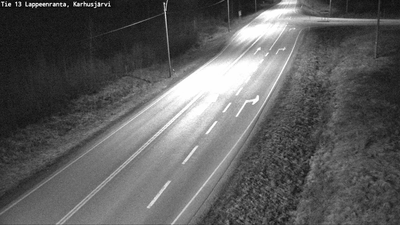 Weather Camera Image Road 13 Karhusjärvi, Lappeenranta, Etelä-Karjala