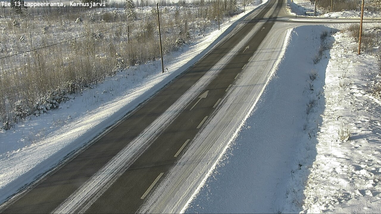 Weather Camera Image Road 13 Karhusjärvi, Lappeenranta, Etelä-Karjala