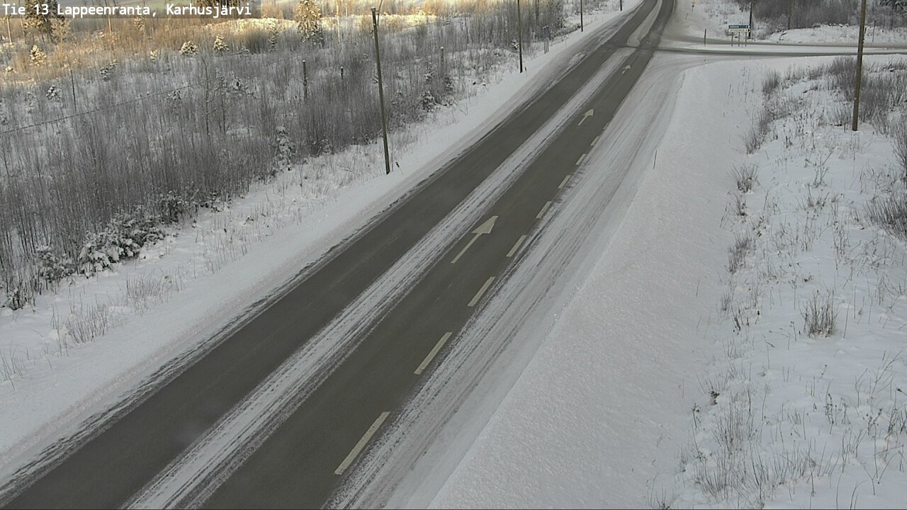 Weather Camera Image Road 13 Karhusjärvi, Lappeenranta, Etelä-Karjala
