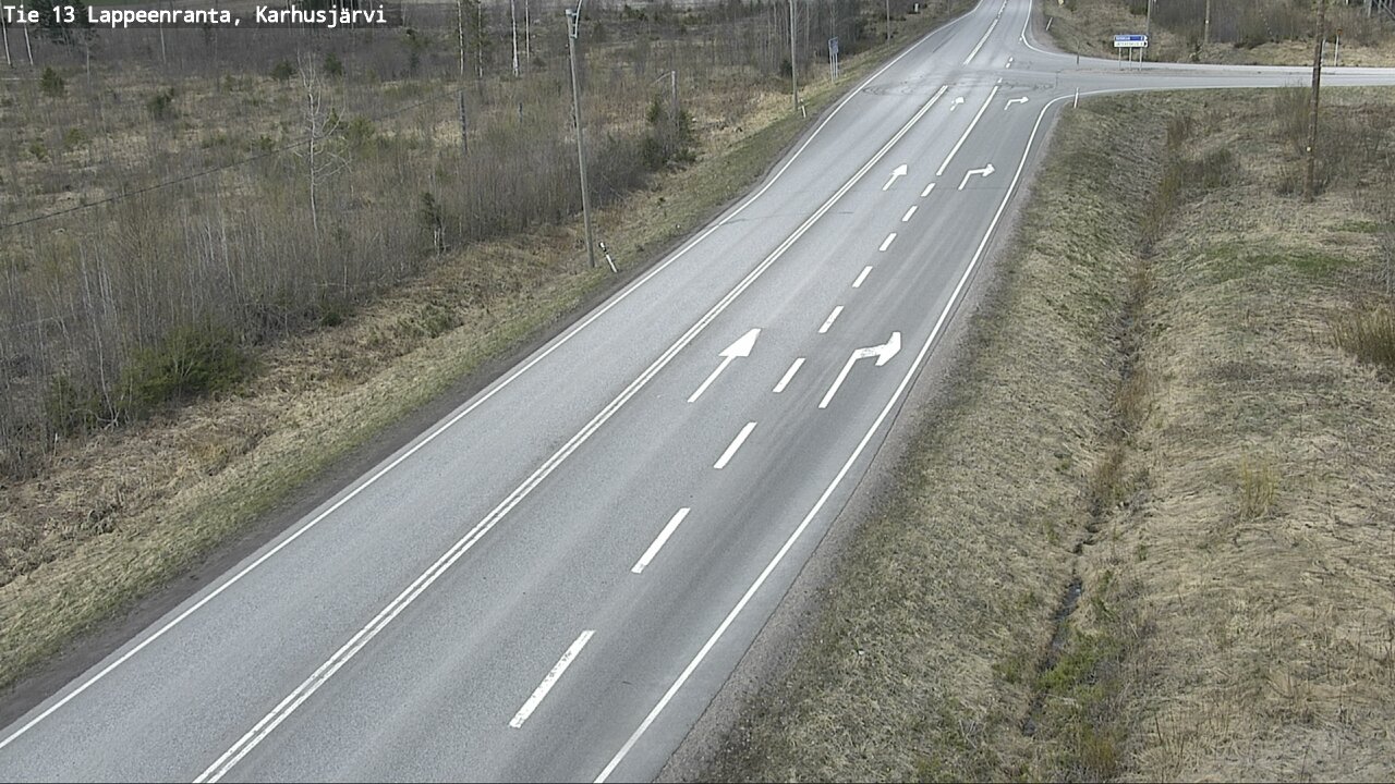 Kelikamerat Kuva Tie 13 Karhusjärvi, Lappeenranta, Etelä-Karjala