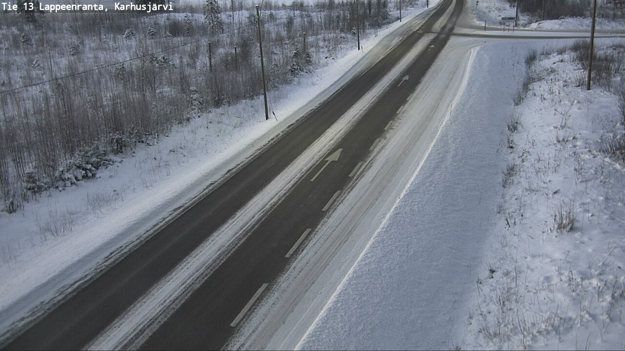Weather Camera Image Road 13 Karhusjärvi, Lappeenranta, Etelä-Karjala