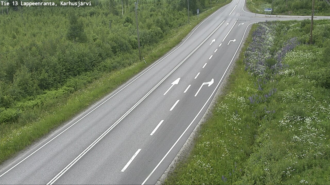 Kelikamerat Kuva Tie 13 Karhusjärvi, Lappeenranta, Etelä-Karjala