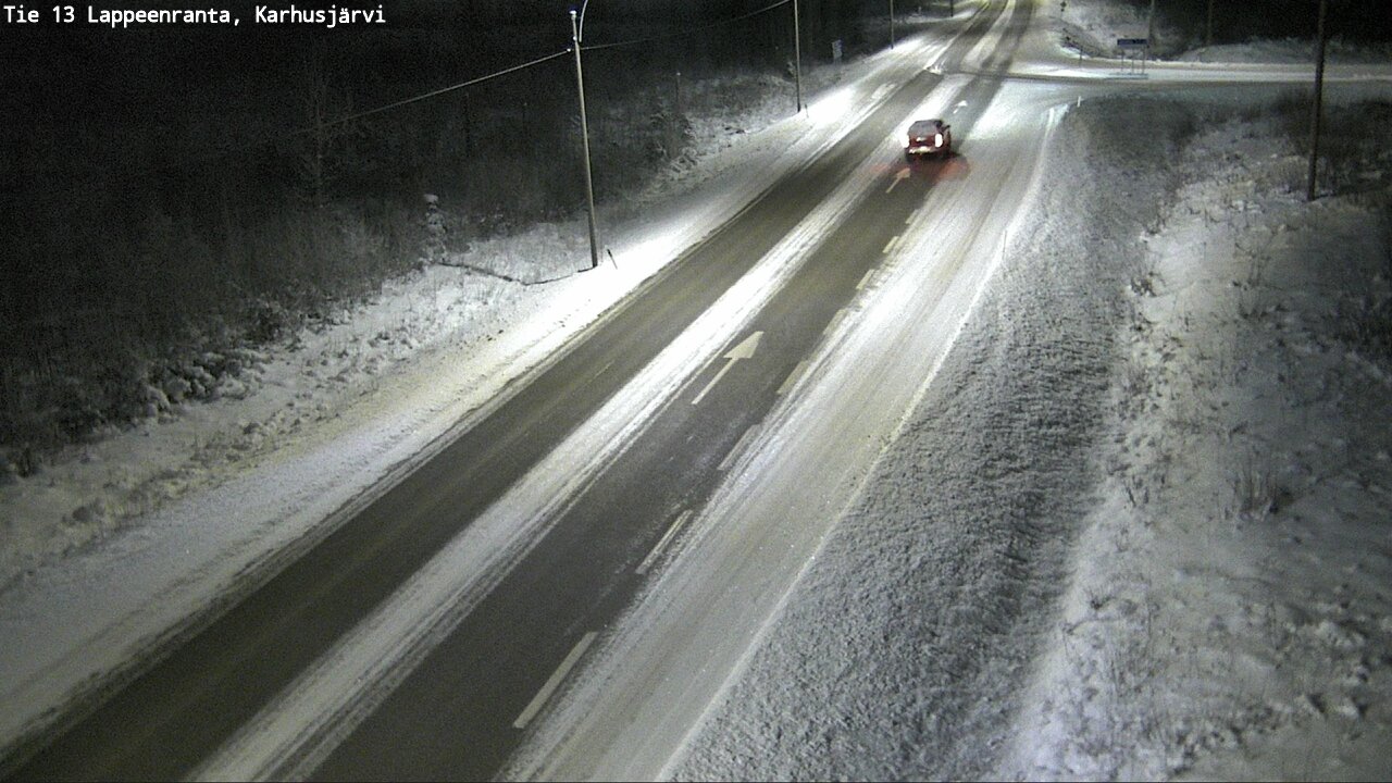 Weather Camera Image Road 13 Karhusjärvi, Lappeenranta, Etelä-Karjala