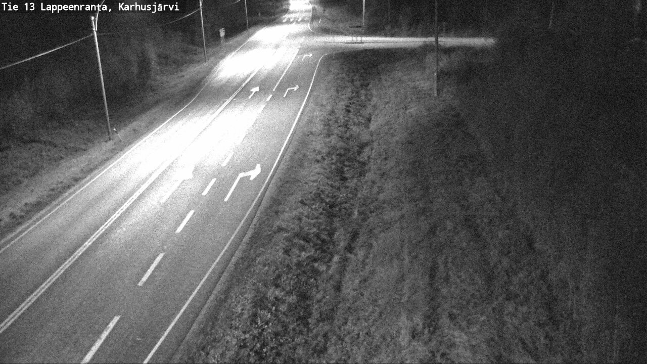 Weather Camera Image Road 13 Karhusjärvi, Lappeenranta, Etelä-Karjala