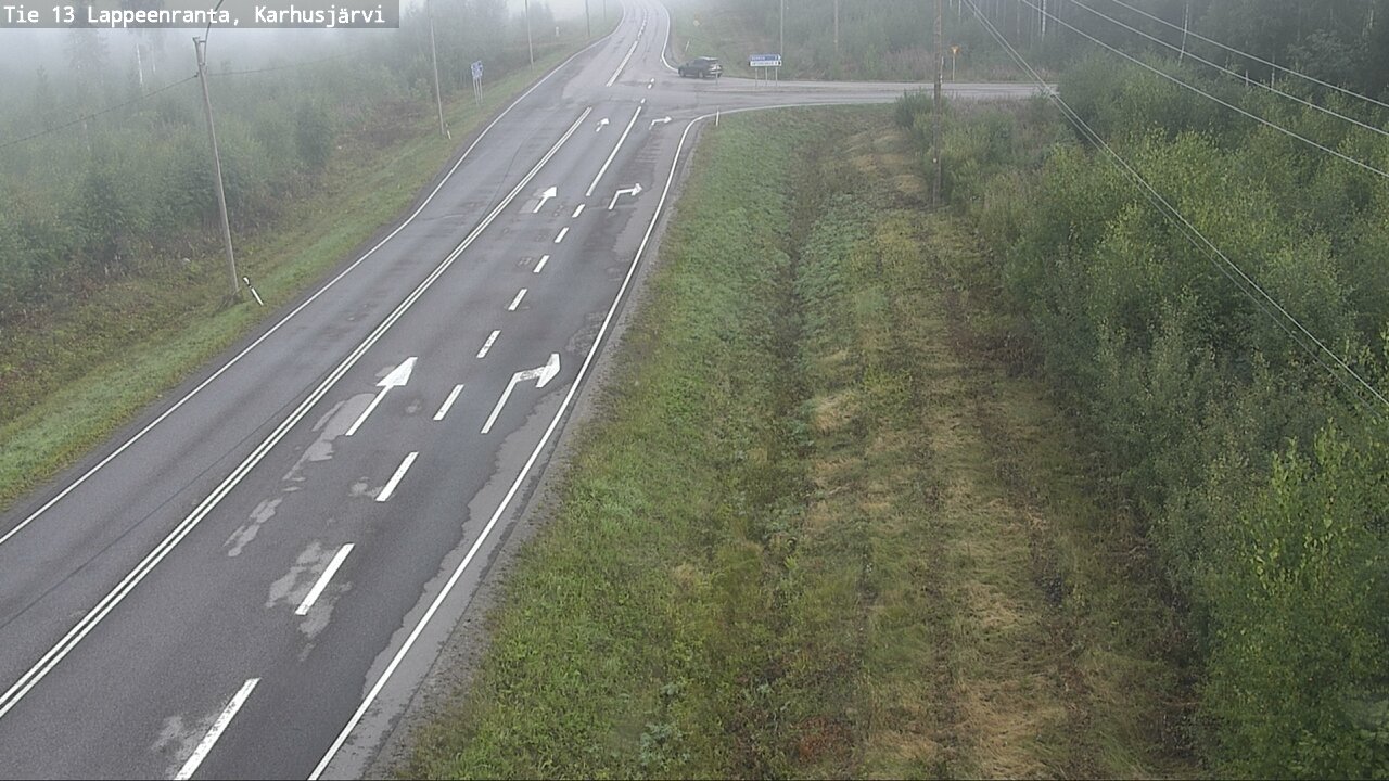 Weather Camera Image Road 13 Karhusjärvi, Lappeenranta, Etelä-Karjala