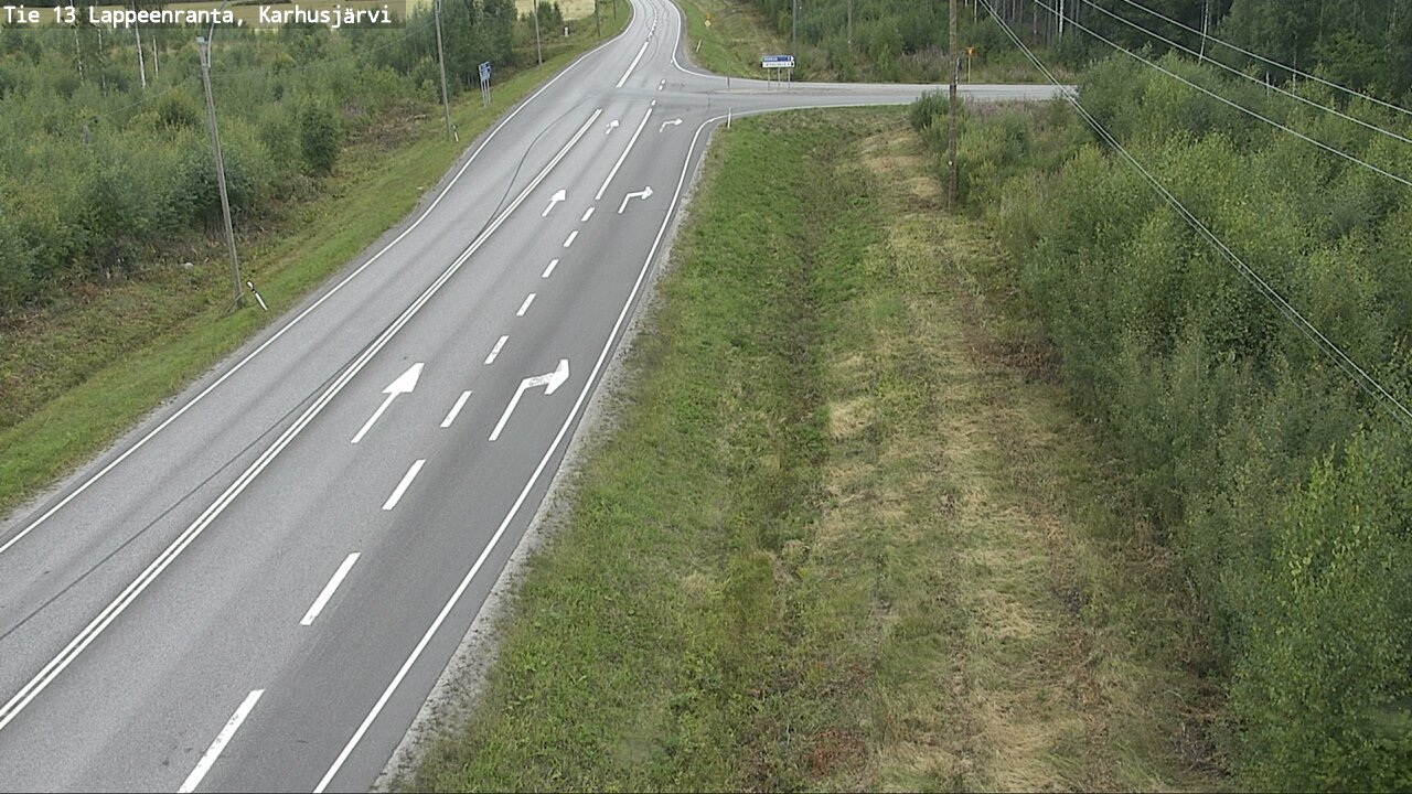 Kelikamerat Kuva Tie 13 Karhusjärvi, Lappeenranta, Etelä-Karjala