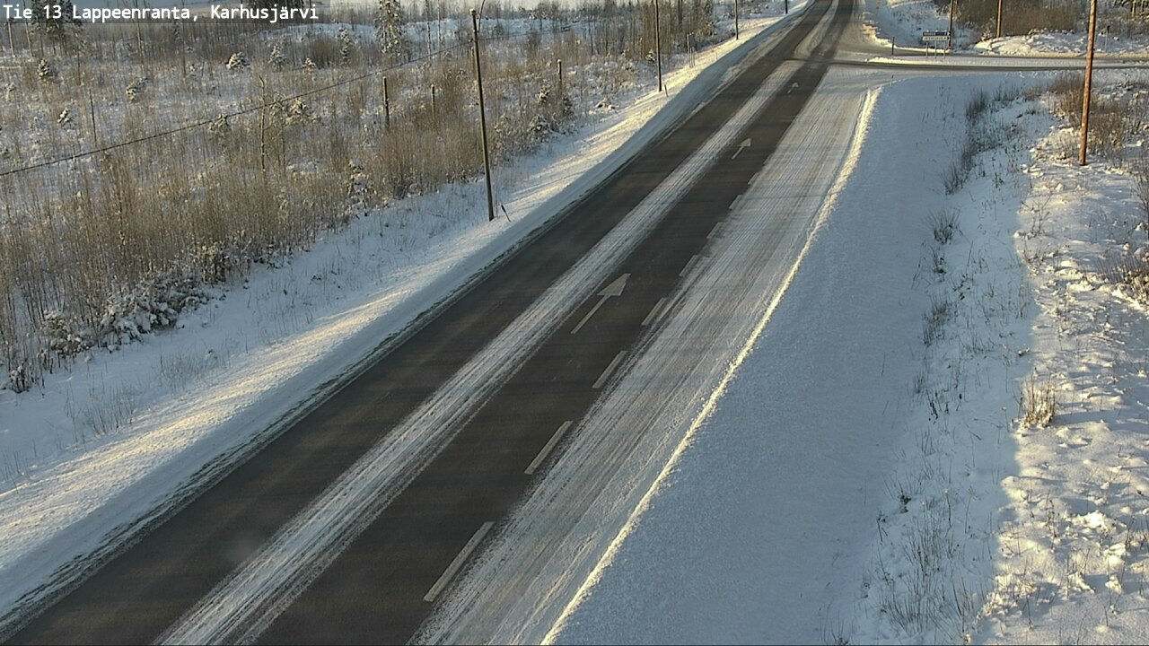 Weather Camera Image Road 13 Karhusjärvi, Lappeenranta, Etelä-Karjala