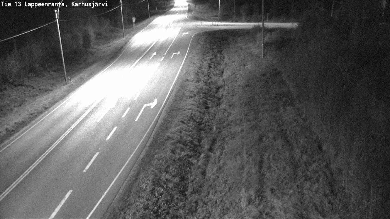 Weather Camera Image Road 13 Karhusjärvi, Lappeenranta, Etelä-Karjala