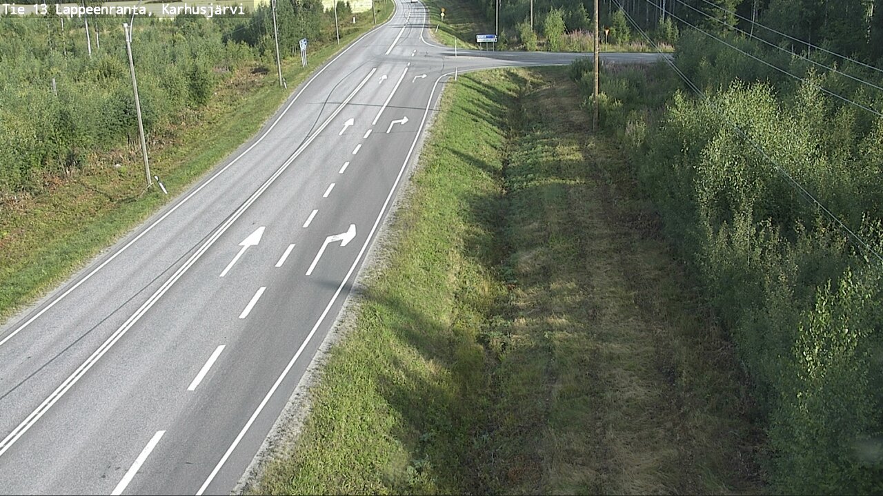 Kelikamerat Kuva Tie 13 Karhusjärvi, Lappeenranta, Etelä-Karjala