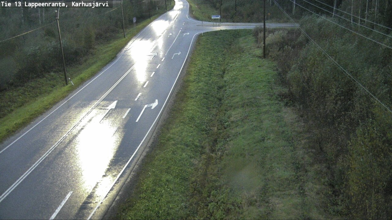 Weather Camera Image Road 13 Karhusjärvi, Lappeenranta, Etelä-Karjala