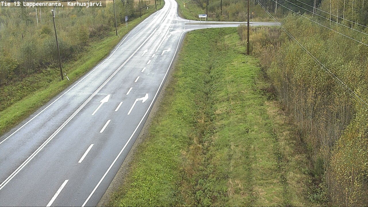 Weather Camera Image Road 13 Karhusjärvi, Lappeenranta, Etelä-Karjala