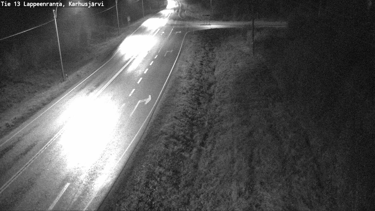 Weather Camera Image Road 13 Karhusjärvi, Lappeenranta, Etelä-Karjala