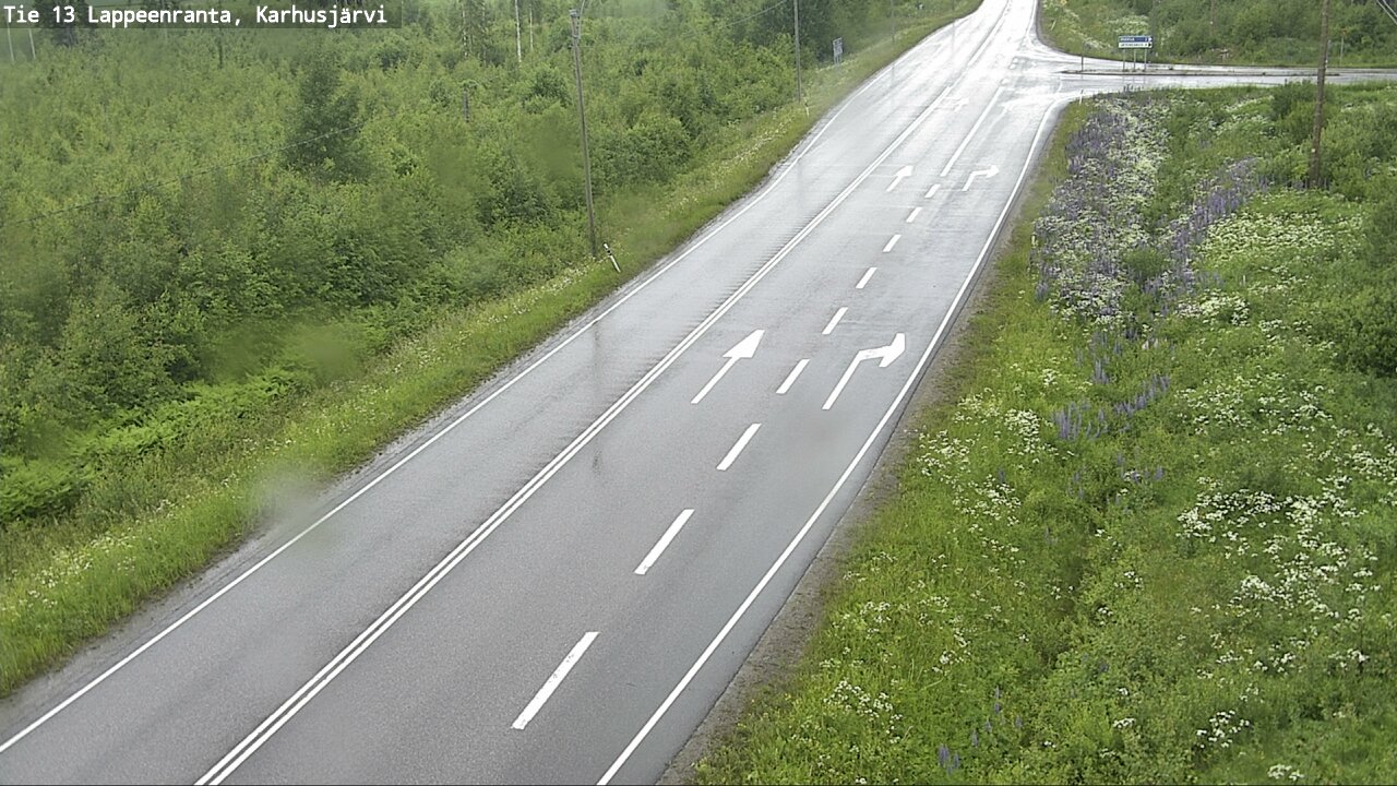 Kelikamerat Kuva Tie 13 Karhusjärvi, Lappeenranta, Etelä-Karjala
