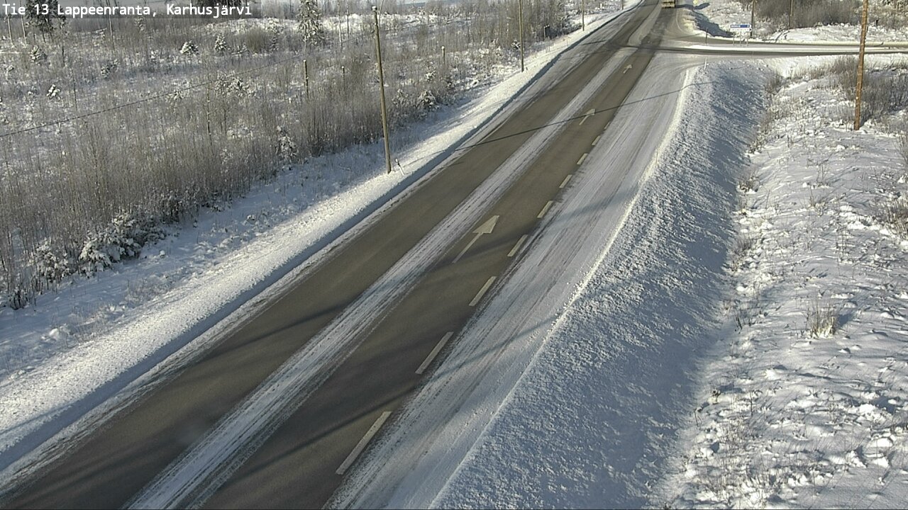 Weather Camera Image Road 13 Karhusjärvi, Lappeenranta, Etelä-Karjala