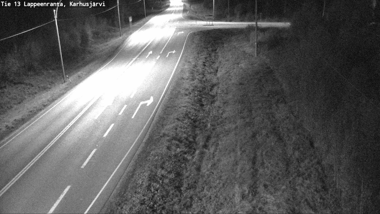 Weather Camera Image Road 13 Karhusjärvi, Lappeenranta, Etelä-Karjala