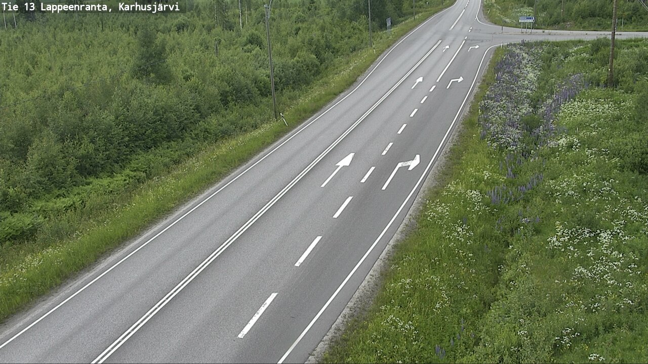 Kelikamerat Kuva Tie 13 Karhusjärvi, Lappeenranta, Etelä-Karjala