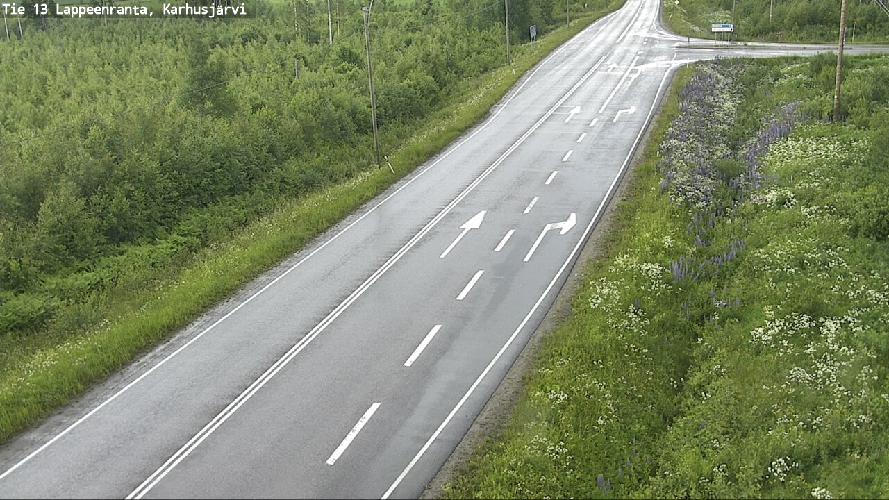 Kelikamerat Kuva Tie 13 Karhusjärvi, Lappeenranta, Etelä-Karjala
