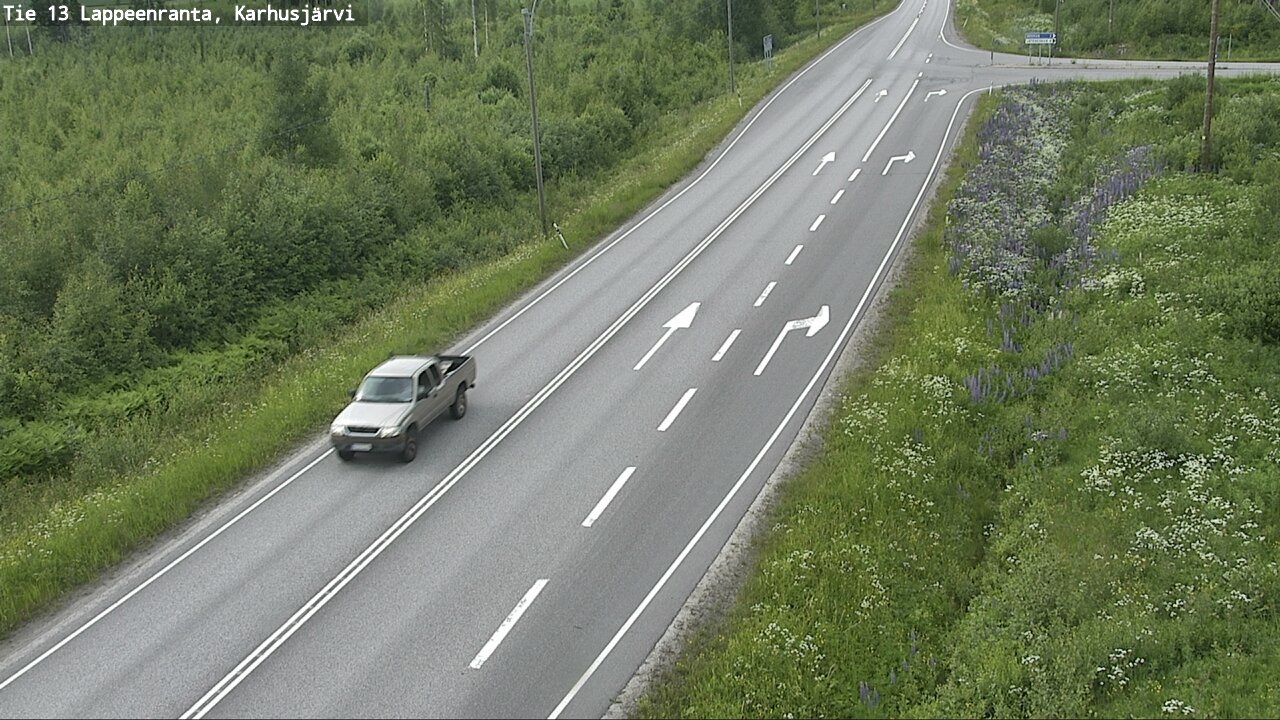 Kelikamerat Kuva Tie 13 Karhusjärvi, Lappeenranta, Etelä-Karjala