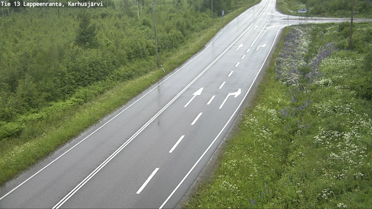 Kelikamerat Kuva Tie 13 Karhusjärvi, Lappeenranta, Etelä-Karjala