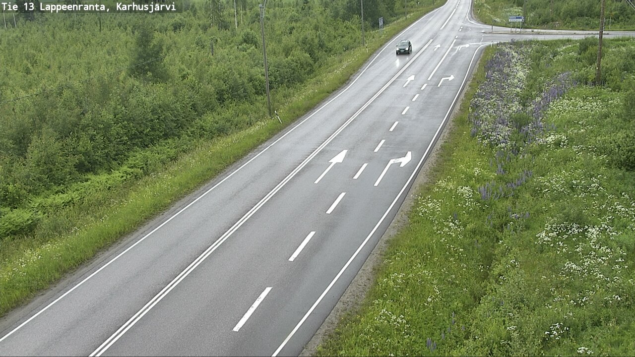 Kelikamerat Kuva Tie 13 Karhusjärvi, Lappeenranta, Etelä-Karjala