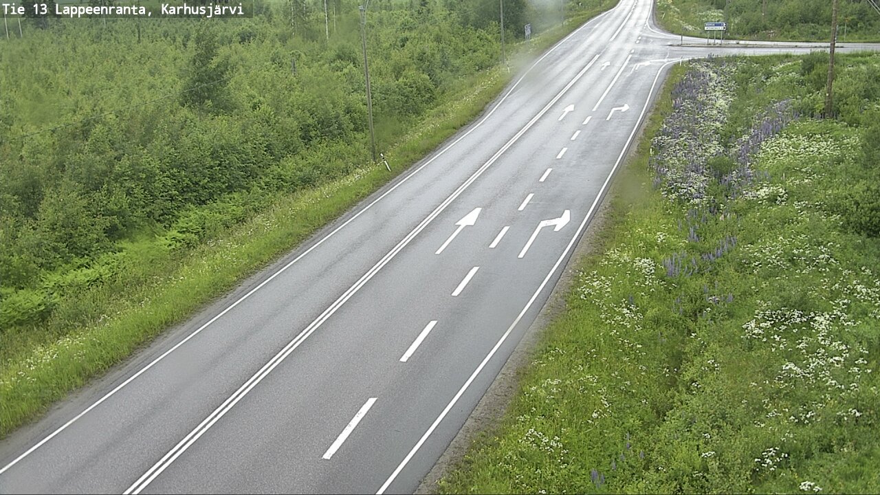 Kelikamerat Kuva Tie 13 Karhusjärvi, Lappeenranta, Etelä-Karjala