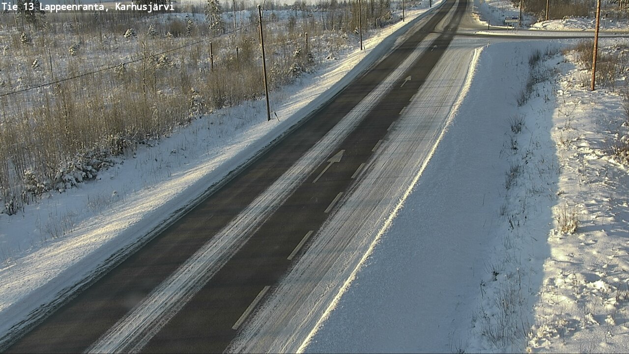 Weather Camera Image Road 13 Karhusjärvi, Lappeenranta, Etelä-Karjala