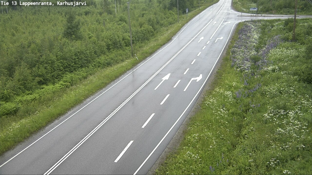 Kelikamerat Kuva Tie 13 Karhusjärvi, Lappeenranta, Etelä-Karjala