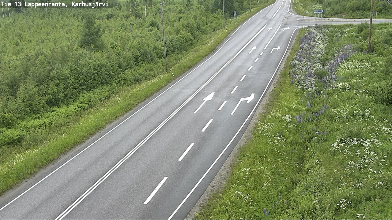Kelikamerat Kuva Tie 13 Karhusjärvi, Lappeenranta, Etelä-Karjala