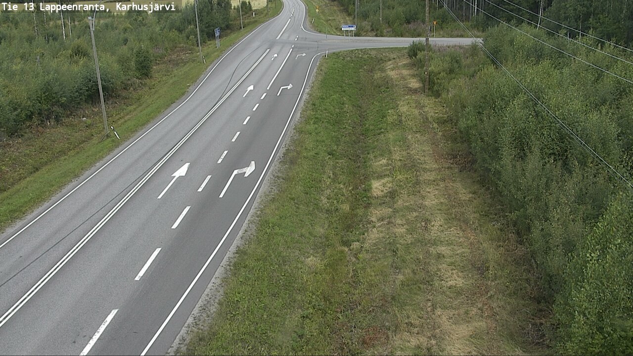 Kelikamerat Kuva Tie 13 Karhusjärvi, Lappeenranta, Etelä-Karjala