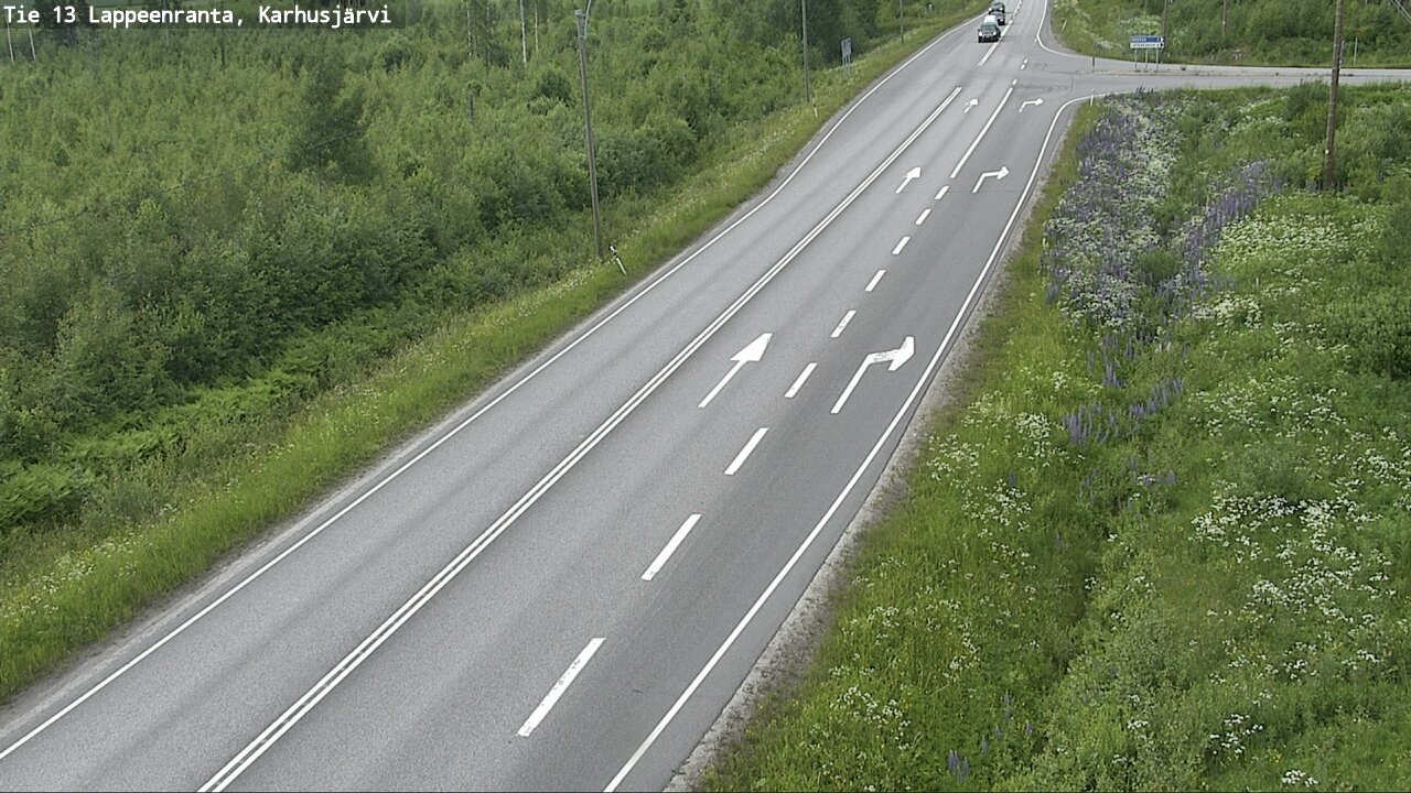 Kelikamerat Kuva Tie 13 Karhusjärvi, Lappeenranta, Etelä-Karjala