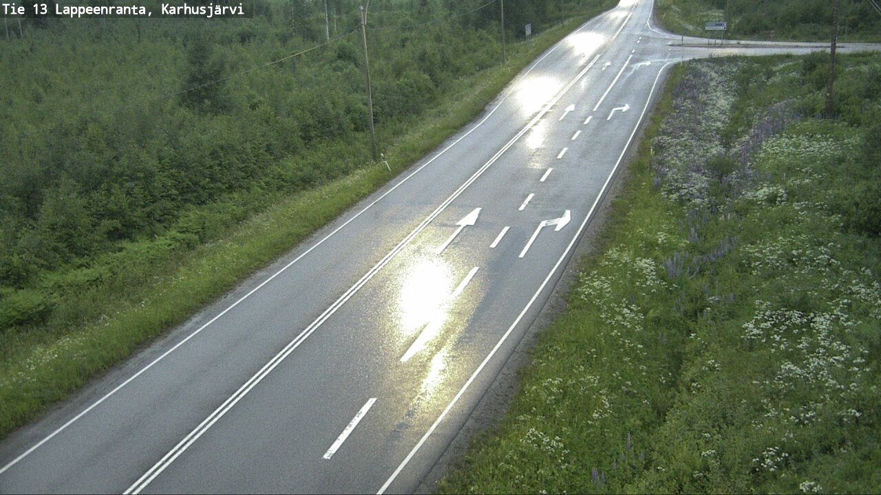 Kelikamerat Kuva Tie 13 Karhusjärvi, Lappeenranta, Etelä-Karjala