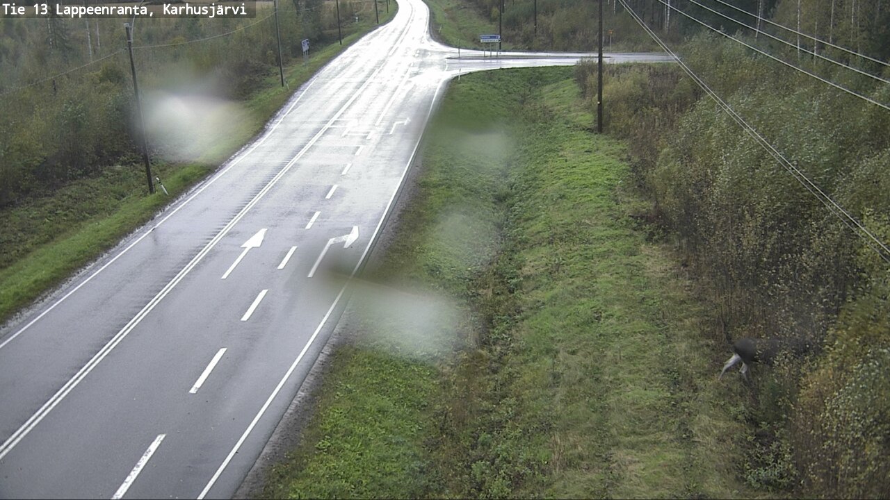 Weather Camera Image Road 13 Karhusjärvi, Lappeenranta, Etelä-Karjala