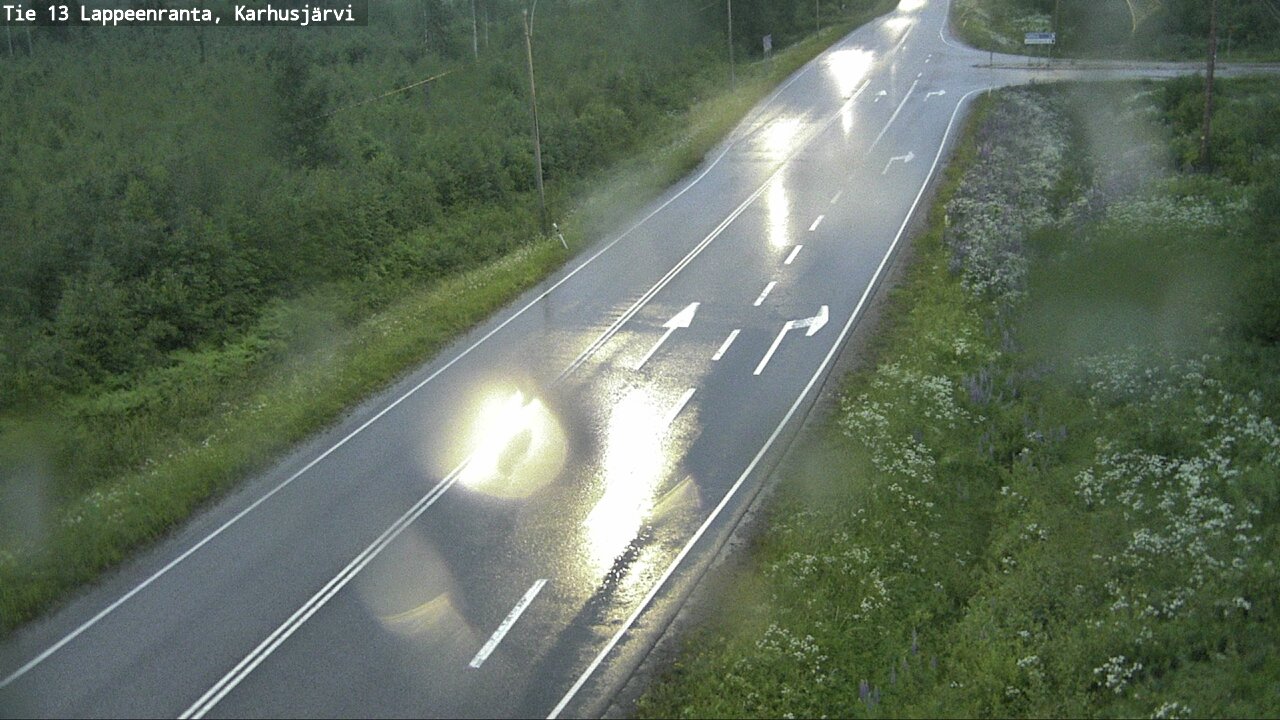 Kelikamerat Kuva Tie 13 Karhusjärvi, Lappeenranta, Etelä-Karjala