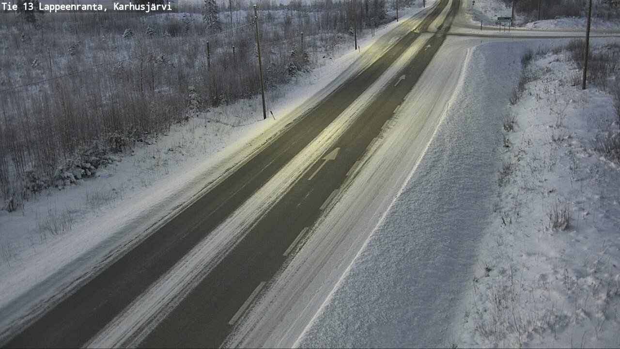 Kelikamerat Kuva Tie 13 Karhusjärvi, Lappeenranta, Etelä-Karjala