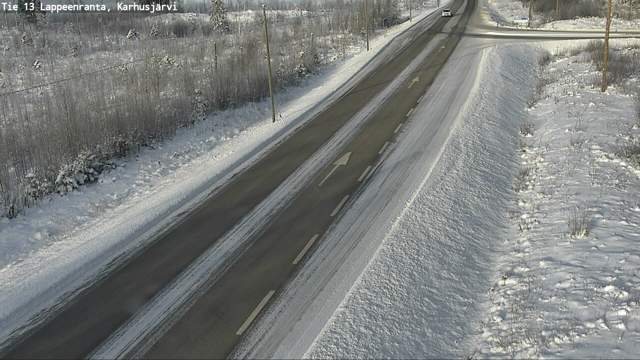 Weather Camera Image Road 13 Karhusjärvi, Lappeenranta, Etelä-Karjala