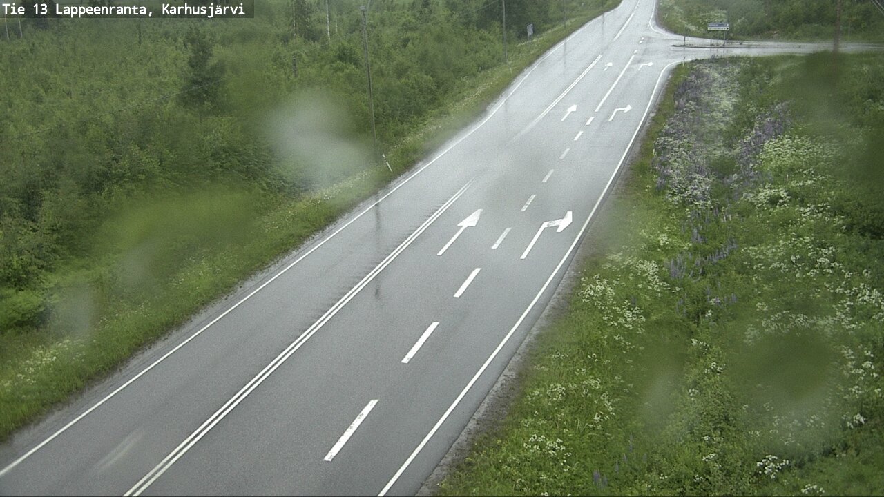 Kelikamerat Kuva Tie 13 Karhusjärvi, Lappeenranta, Etelä-Karjala