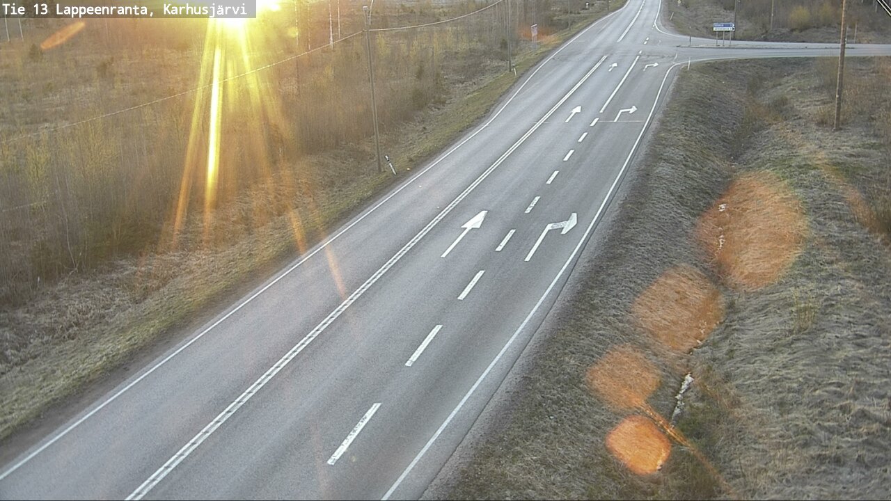 Kelikamerat Kuva Tie 13 Karhusjärvi, Lappeenranta, Etelä-Karjala