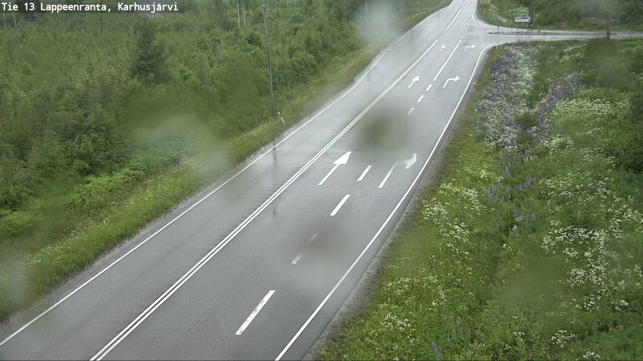 Kelikamerat Kuva Tie 13 Karhusjärvi, Lappeenranta, Etelä-Karjala