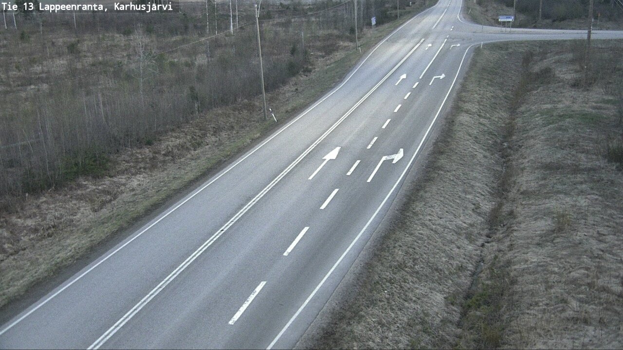 Weather Camera Image Road 13 Karhusjärvi, Lappeenranta, Etelä-Karjala