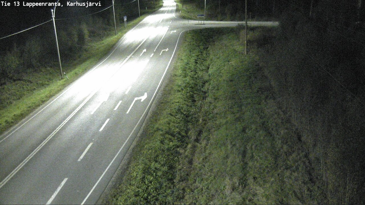 Weather Camera Image Road 13 Karhusjärvi, Lappeenranta, Etelä-Karjala