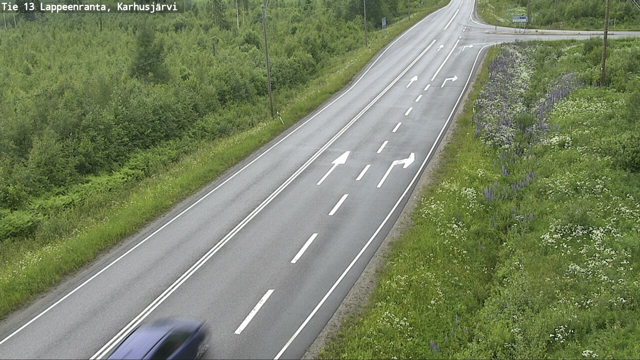 Kelikamerat Kuva Tie 13 Karhusjärvi, Lappeenranta, Etelä-Karjala