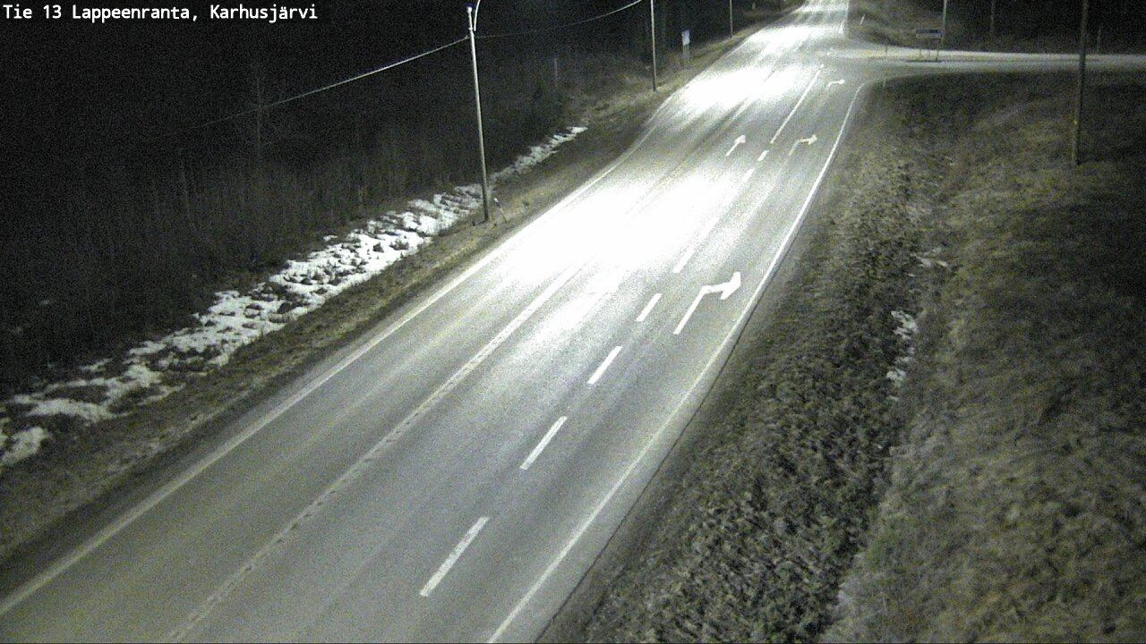 Weather Camera Image Road 13 Karhusjärvi, Lappeenranta, Etelä-Karjala