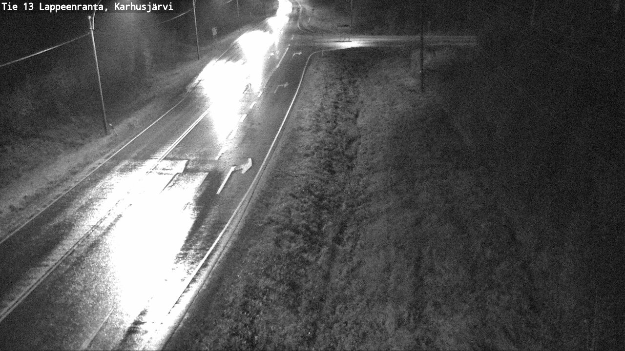 Weather Camera Image Road 13 Karhusjärvi, Lappeenranta, Etelä-Karjala