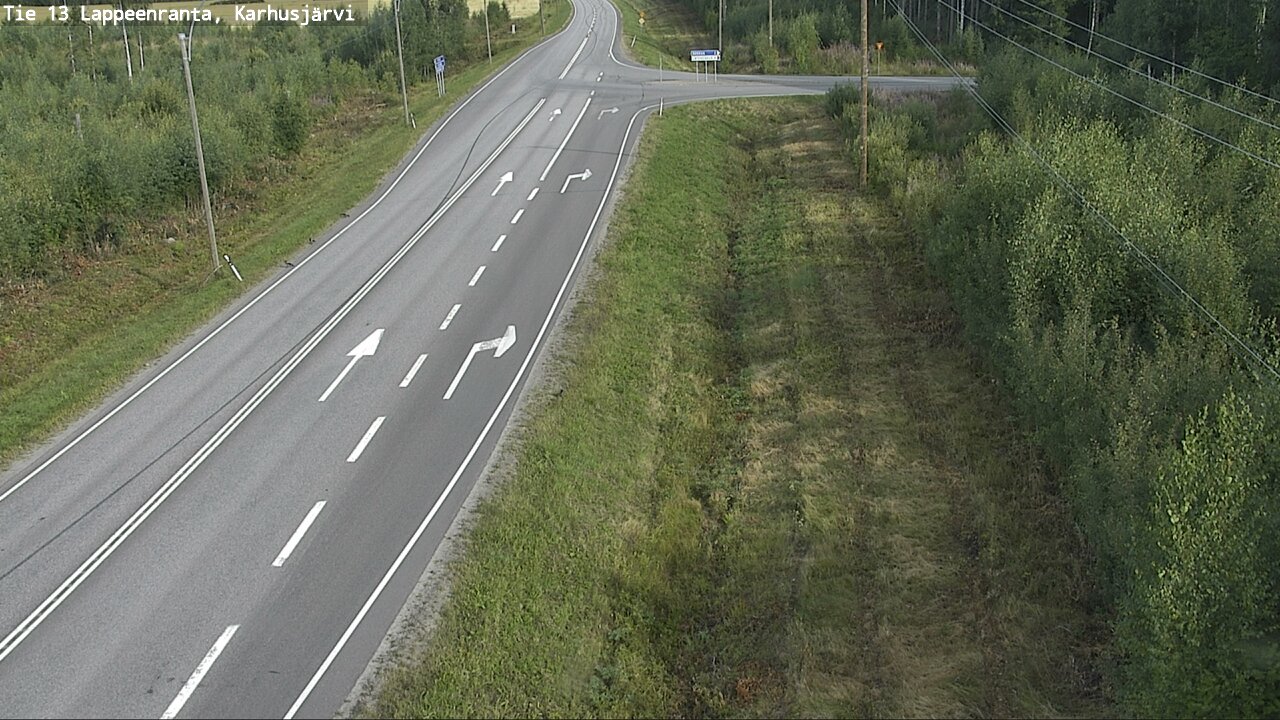 Kelikamerat Kuva Tie 13 Karhusjärvi, Lappeenranta, Etelä-Karjala