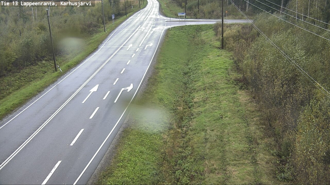 Weather Camera Image Road 13 Karhusjärvi, Lappeenranta, Etelä-Karjala