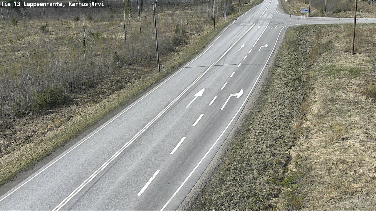 Kelikamerat Kuva Tie 13 Karhusjärvi, Lappeenranta, Etelä-Karjala